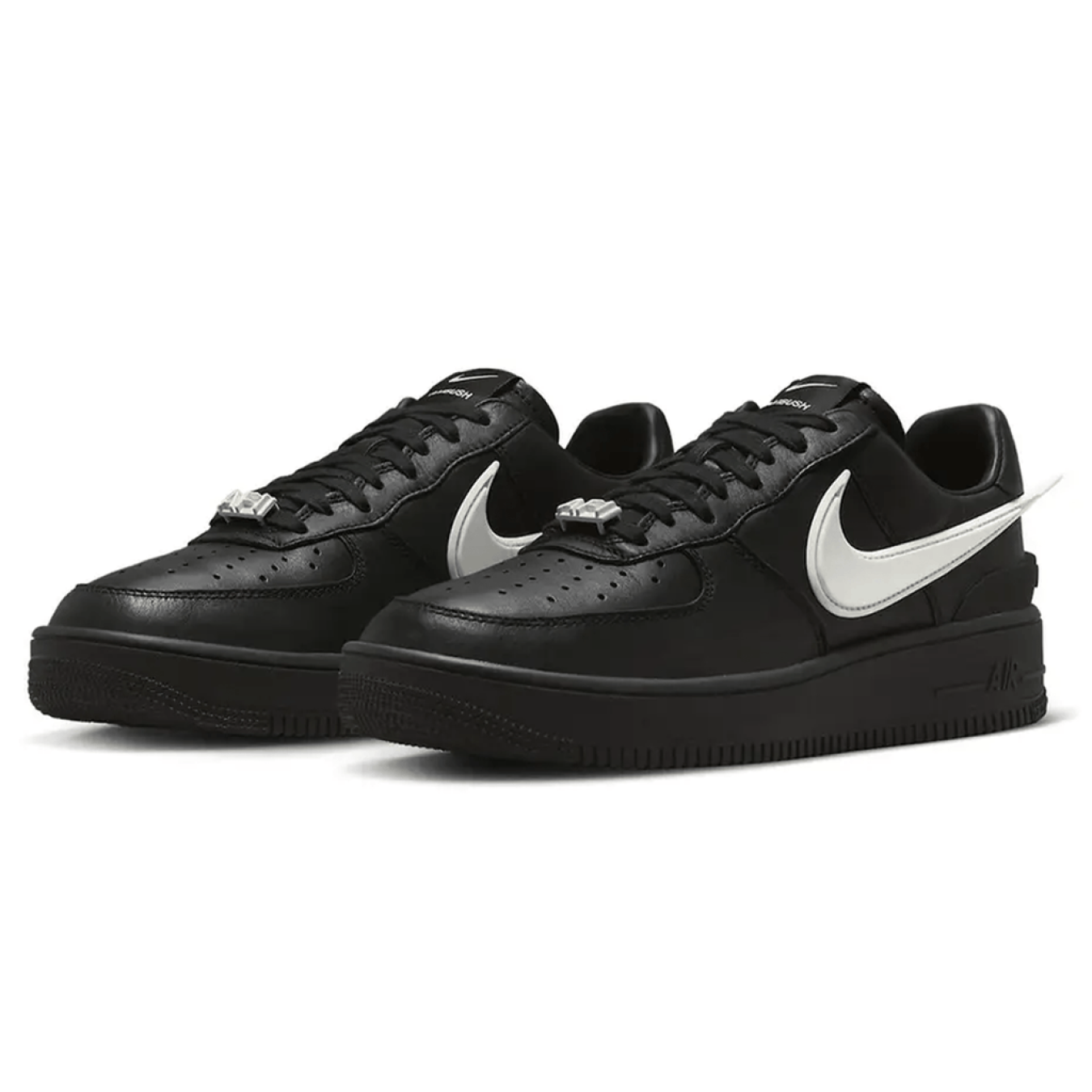 AMBUSH x Nike Air Force 1 Low 'Black' - Streetwear Fashion - thesclo.com