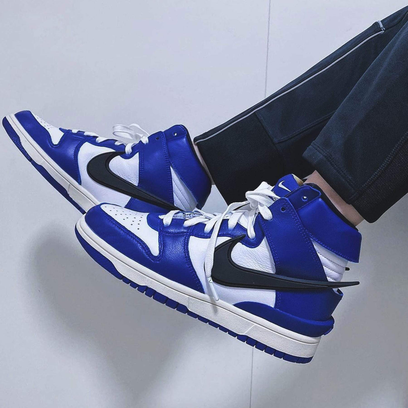 AMBUSH x Nike Dunk High 'Deep Royal'- Streetwear Fashion - thesclo.com