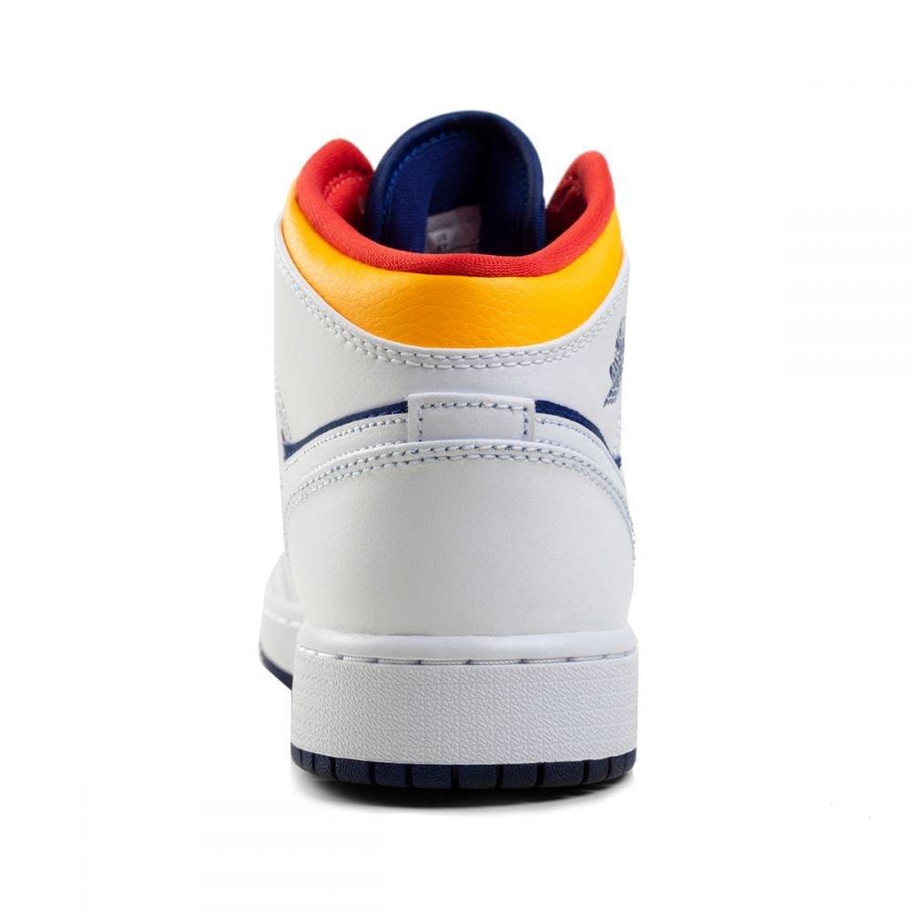 Air Jordan 1 GS Mid 'White Laser'- Streetwear Fashion - thesclo.com