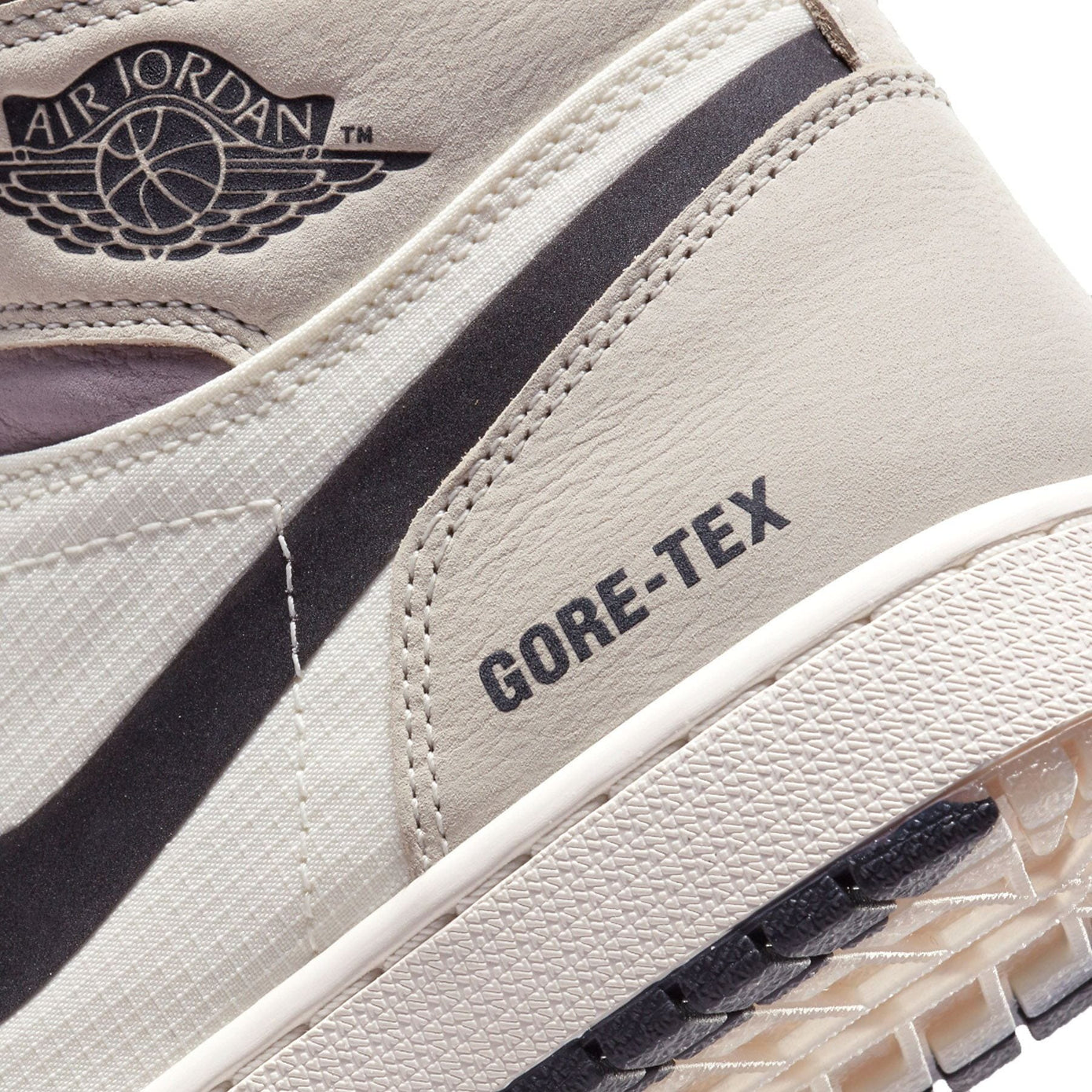 Air Jordan 1 High Element Gore-Tex 'Light Bone'- Streetwear Fashion - thesclo.com