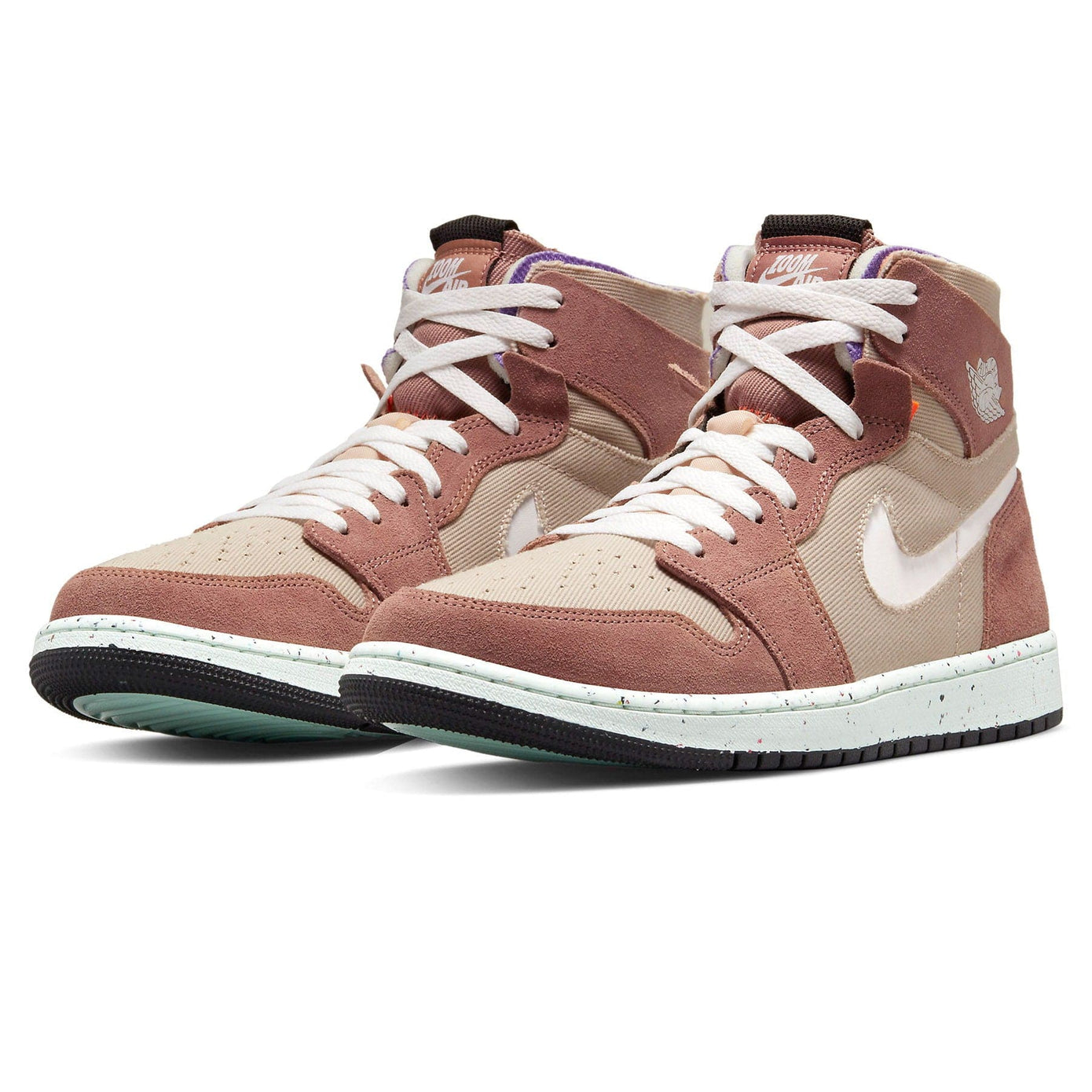 Air Jordan 1 High Zoom Comfort 'Fossil Stone'- Streetwear Fashion - thesclo.com