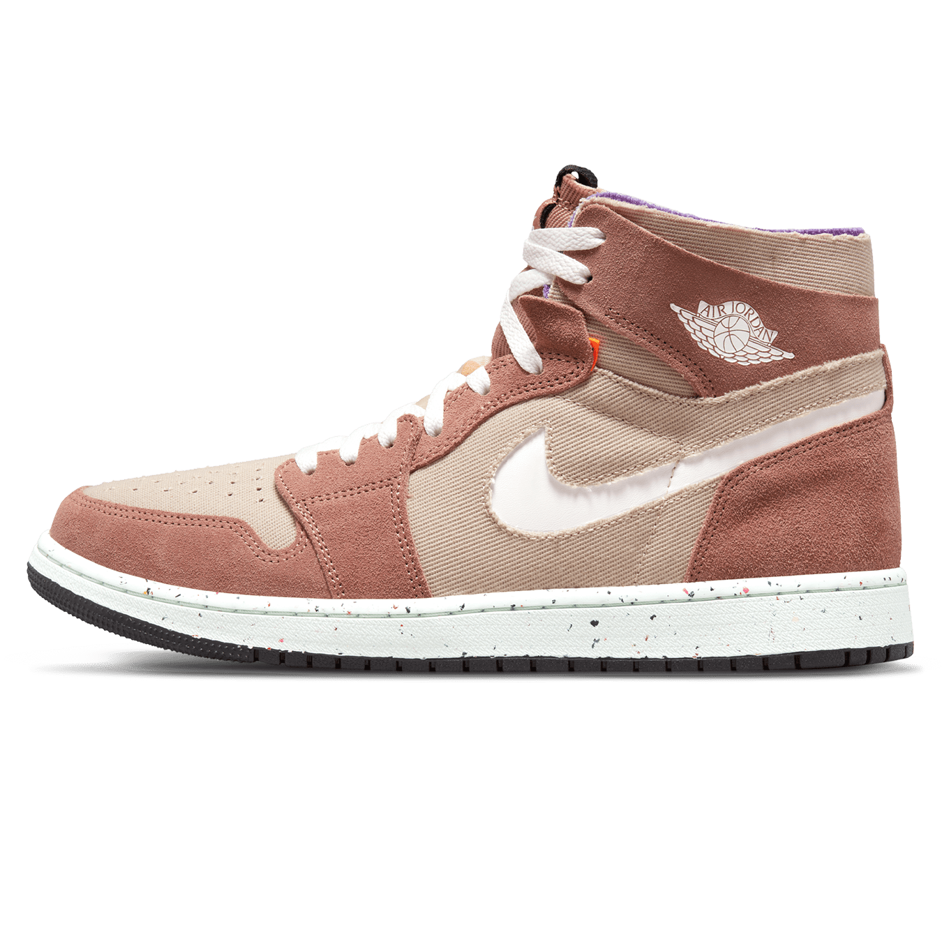 Air Jordan 1 High Zoom Comfort 'Fossil Stone'- Streetwear Fashion - thesclo.com