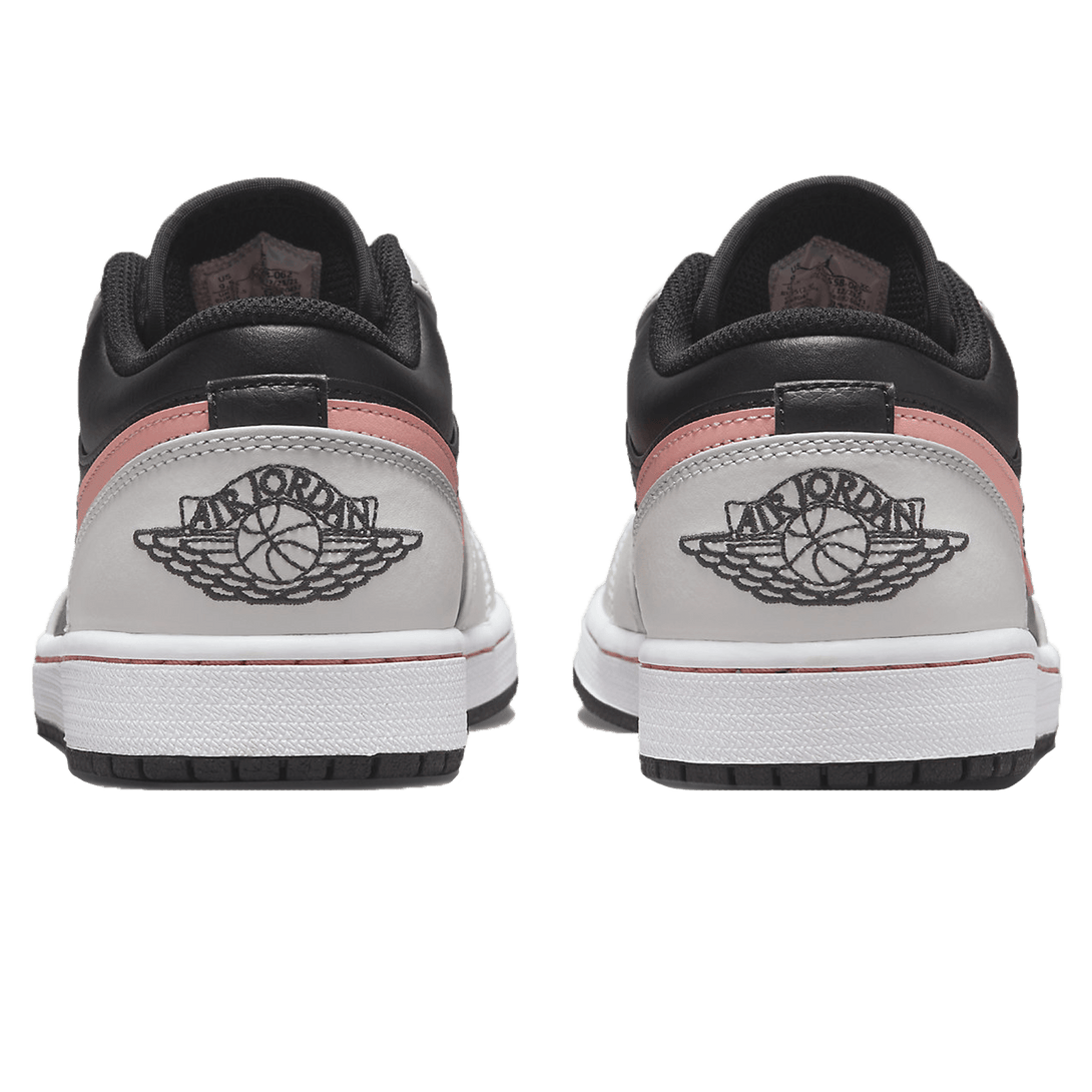 Air Jordan 1 Low 'Black Grey Pink'- Streetwear Fashion - thesclo.com