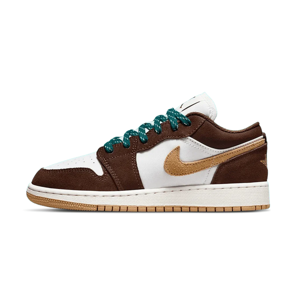 Air Jordan 1 Low GS 'Cacao Wow' - Streetwear Fashion - thesclo.com