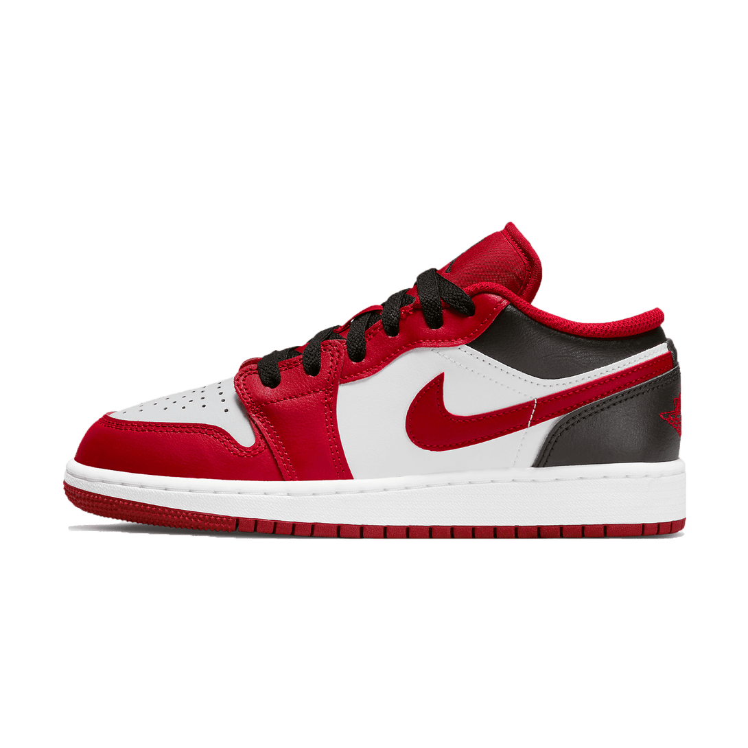 Air Jordan 1 Low GS 'Reverse Black Toe'- Streetwear Fashion - thesclo.com