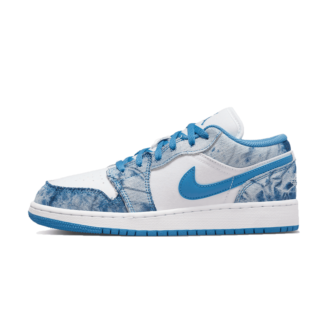 Air Jordan 1 Low GS 'Washed Denim'- Streetwear Fashion - thesclo.com