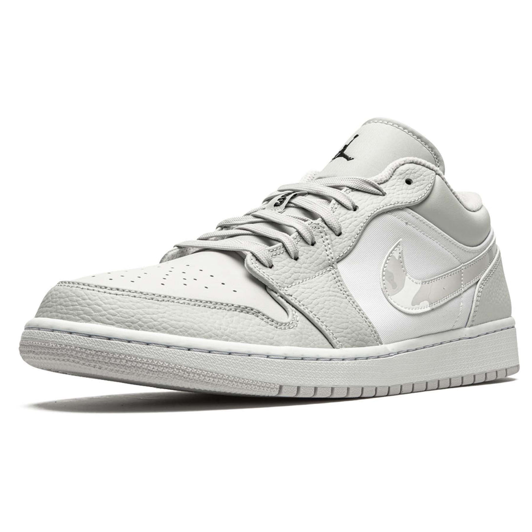 Air Jordan 1 Low 'White Camo'- Streetwear Fashion - thesclo.com