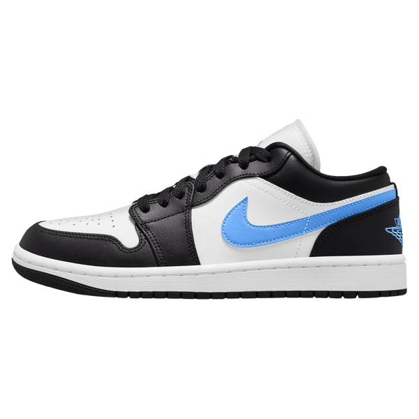 Air Jordan 1 Low Wmns 'Black University Blue'- Streetwear Fashion - thesclo.com