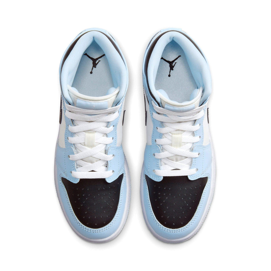 Air Jordan 1 Mid GS 'Ice Blue'- Streetwear Fashion - thesclo.com