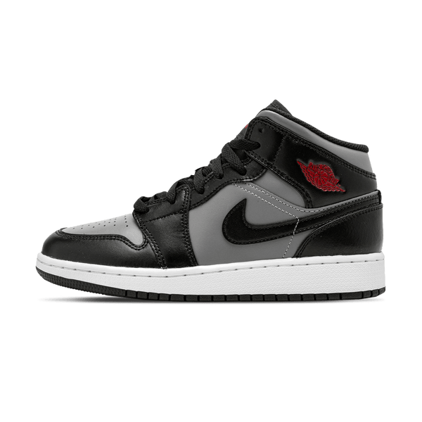 Air Jordan 1 Mid GS 'Shadow'- Streetwear Fashion - thesclo.com