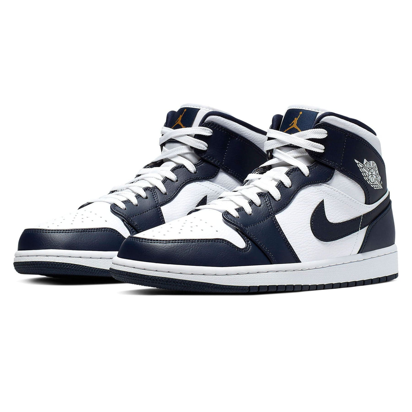 Air Jordan 1 Mid 'Obsidian'- Streetwear Fashion - thesclo.com