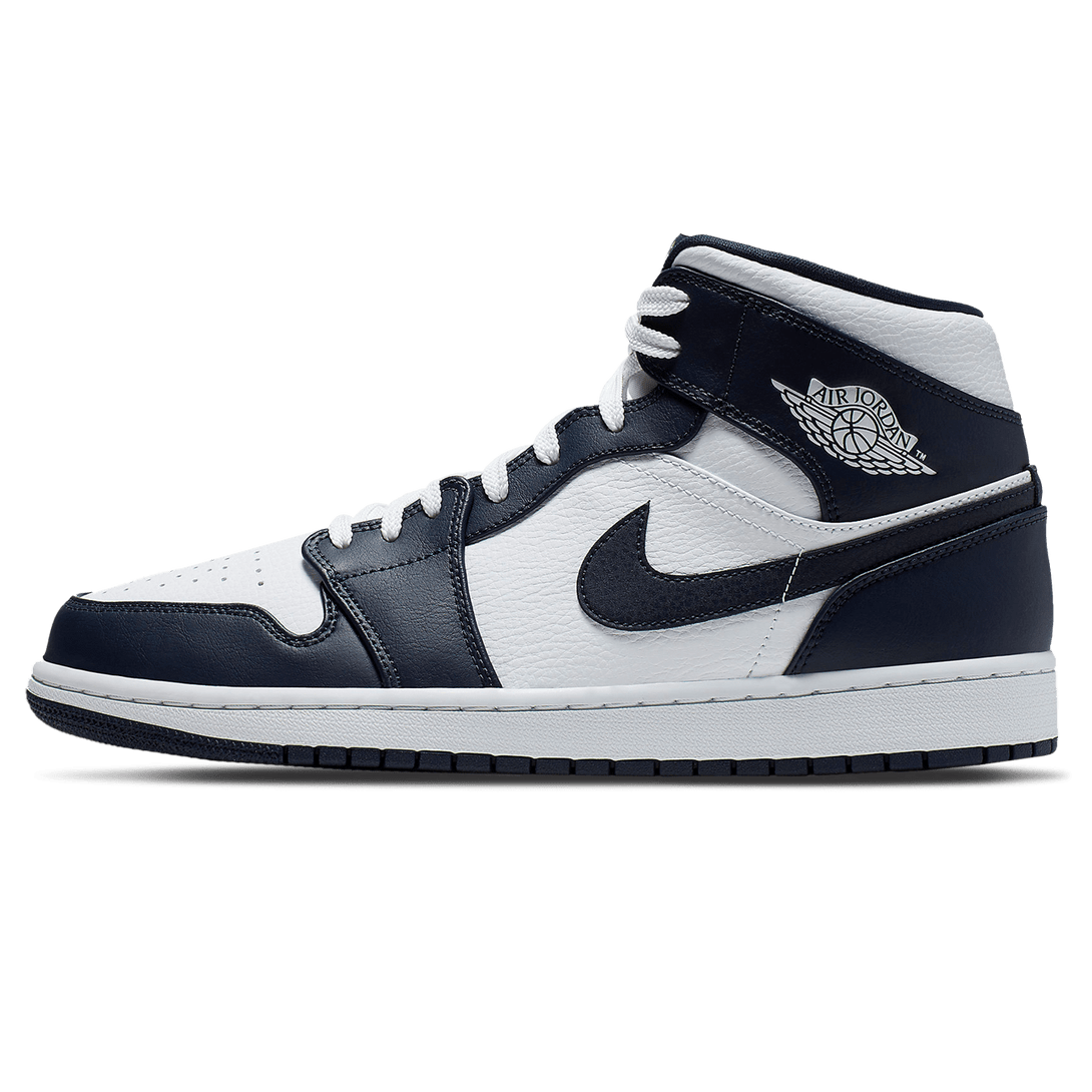 Air Jordan 1 Mid 'Obsidian'- Streetwear Fashion - thesclo.com