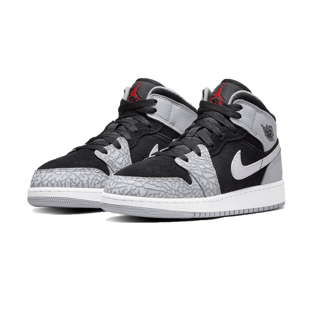 Air Jordan 1 Mid SE GS 'Elephant Toe'- Streetwear Fashion - thesclo.com