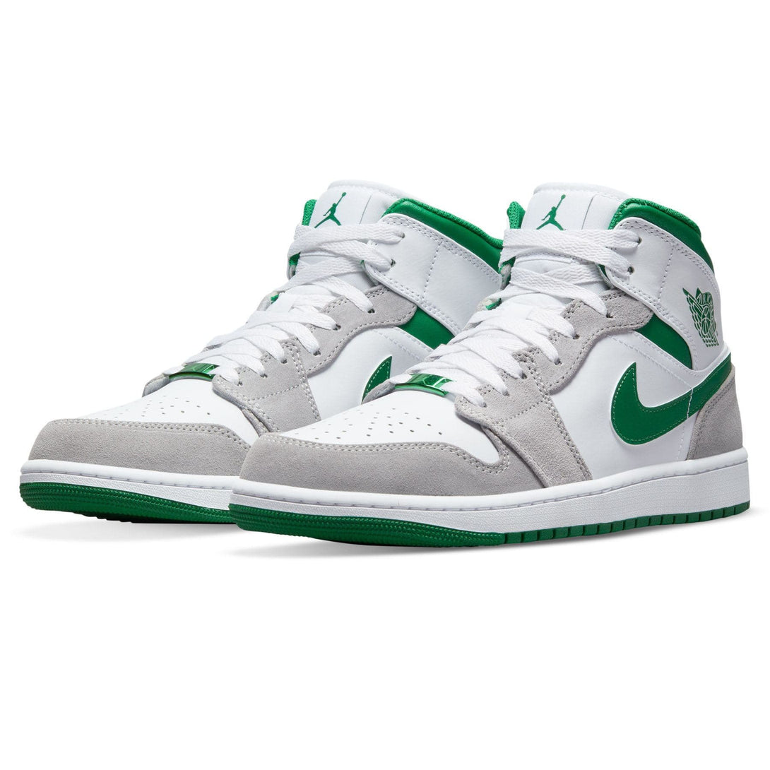 Air Jordan 1 Mid SE 'Grey Pine Green'- Streetwear Fashion - thesclo.com