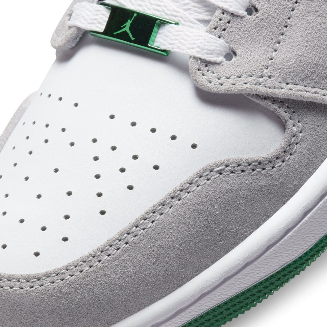 Air Jordan 1 Mid SE 'Grey Pine Green'- Streetwear Fashion - thesclo.com