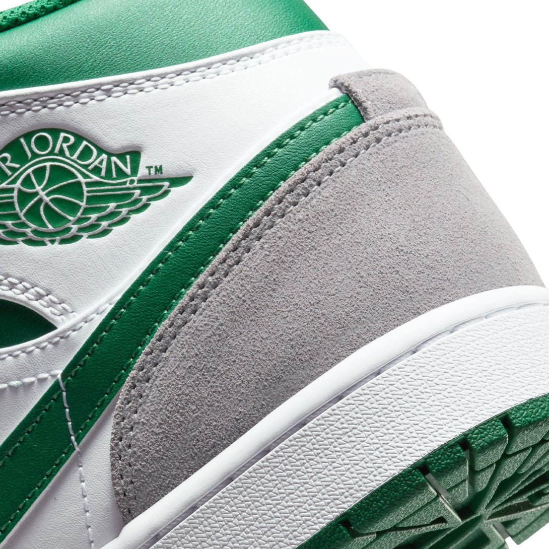 Air Jordan 1 Mid SE 'Grey Pine Green'- Streetwear Fashion - thesclo.com