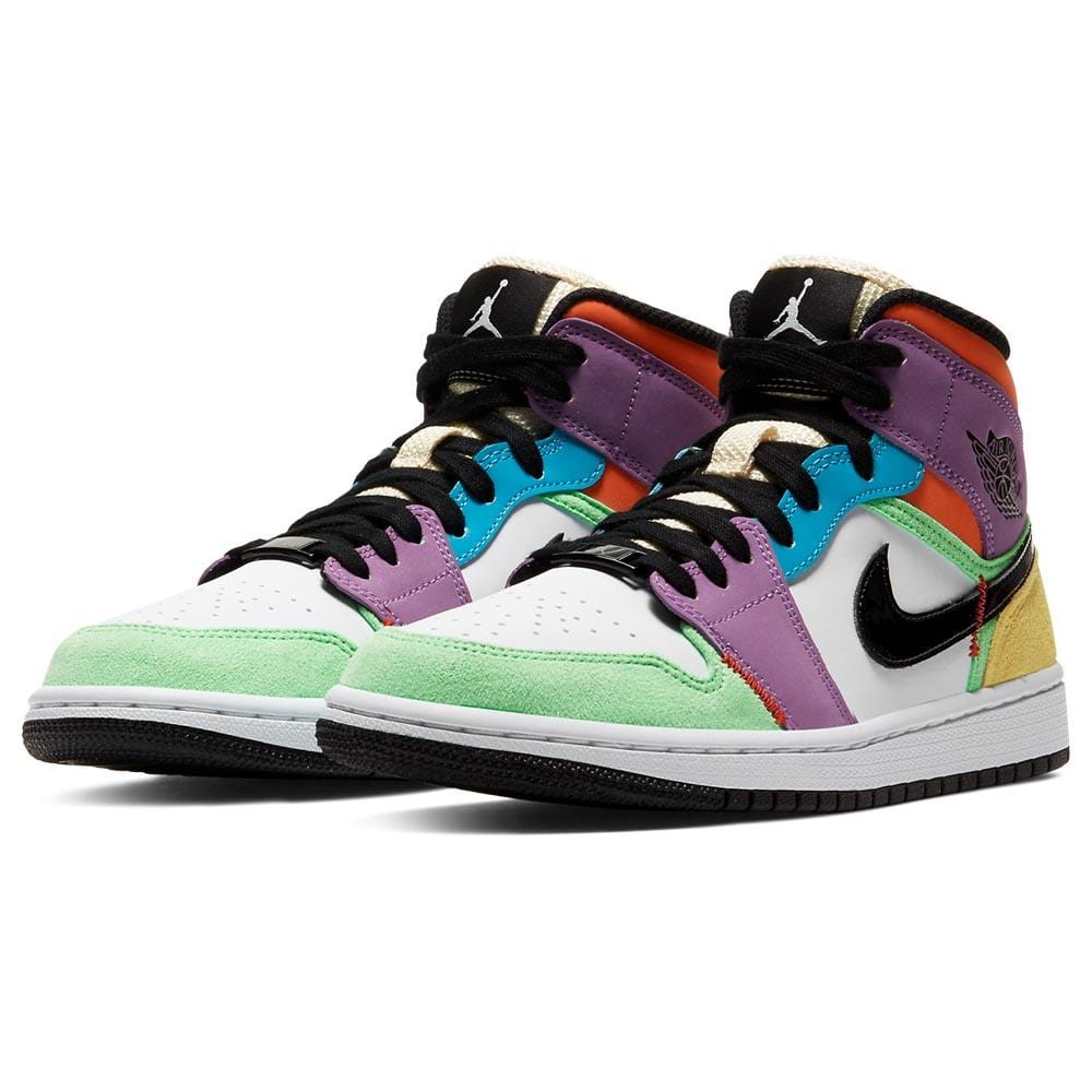 Air Jordan 1 Mid SE Multi-Colour (W)- Streetwear Fashion - thesclo.com