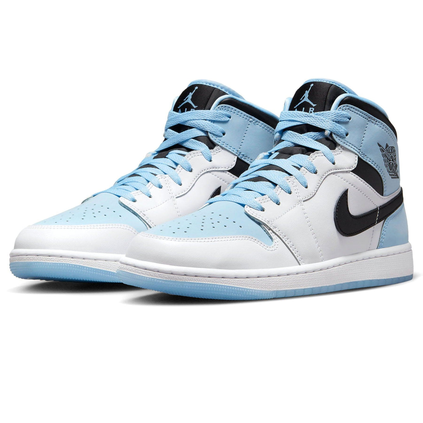 Air Jordan 1 Mid SE 'White Ice Blue'- Streetwear Fashion - thesclo.com