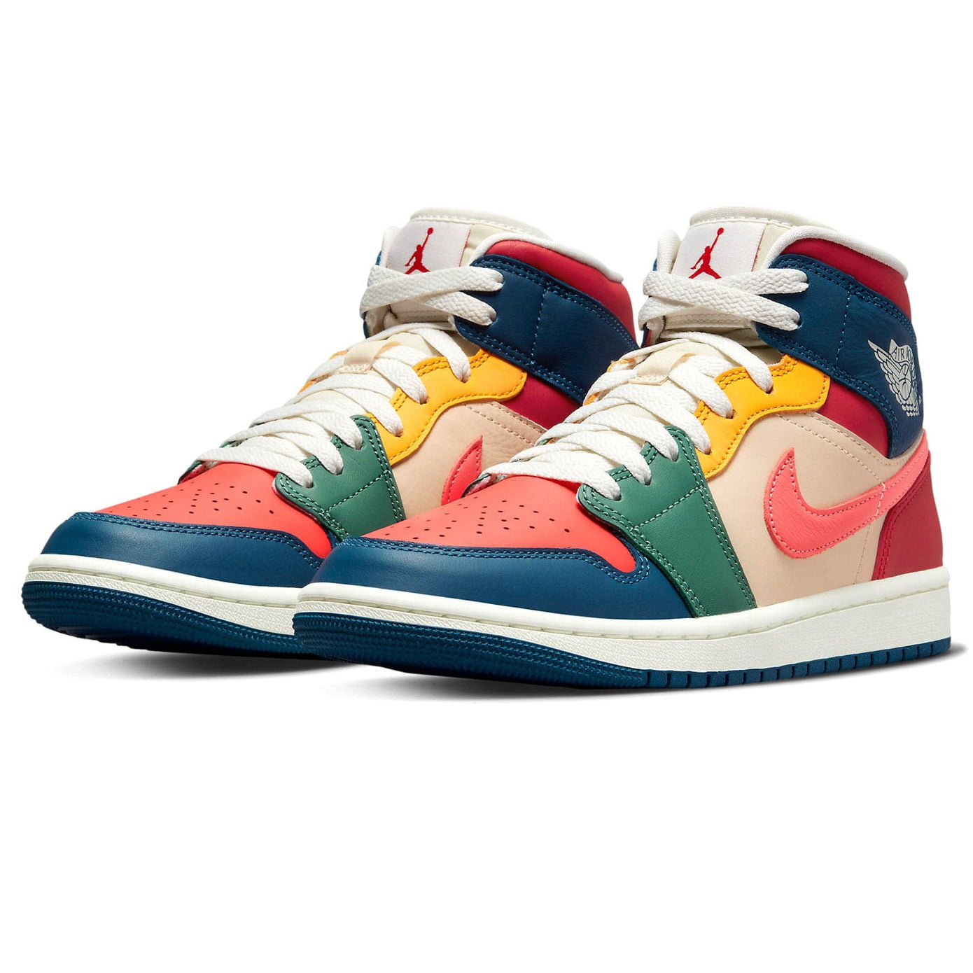 Air Jordan 1 Mid SE Wmns 'Multi-Color'- Streetwear Fashion - thesclo.com