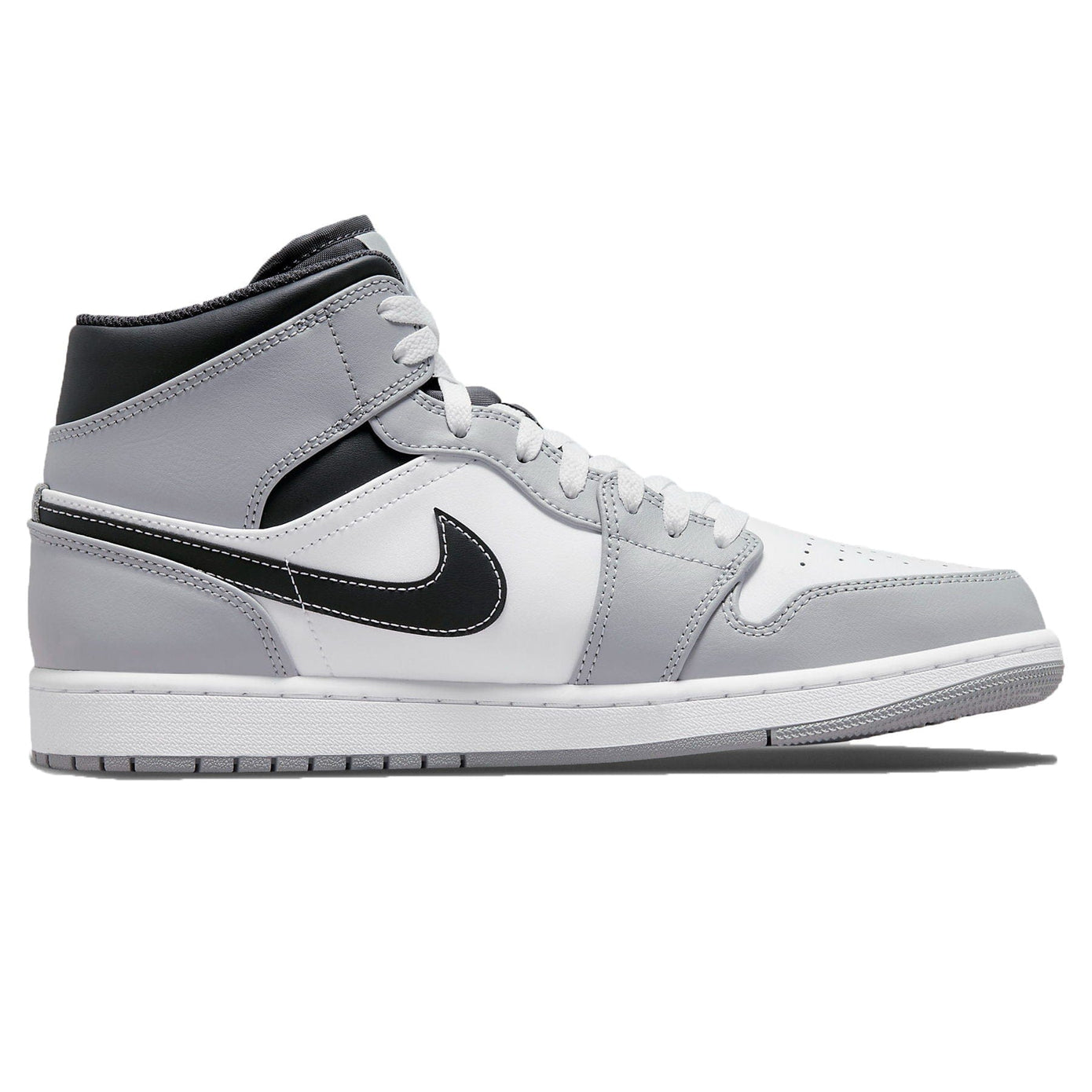 Air Jordan 1 Mid Smoke Grey Anthracite- Streetwear Fashion - thesclo.com