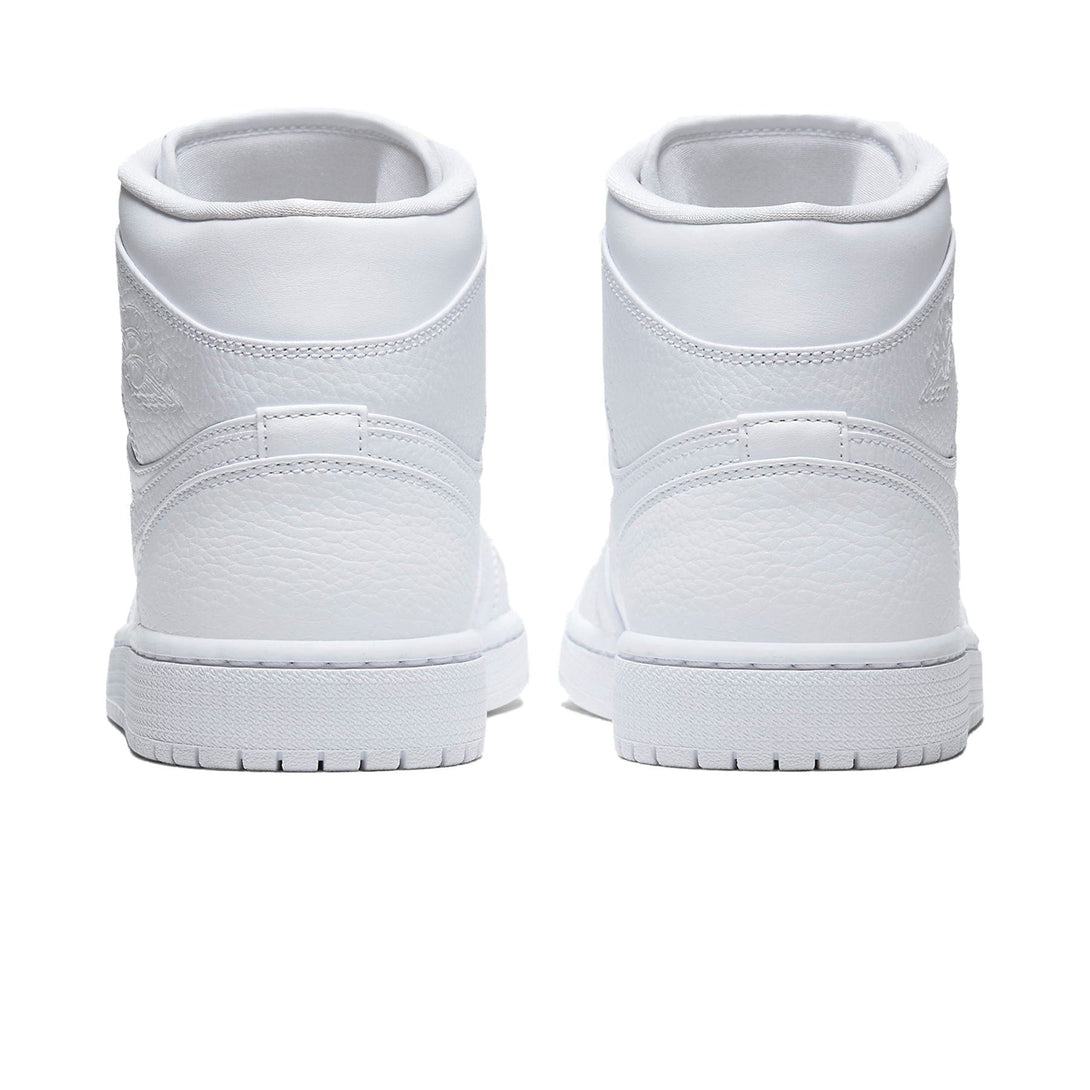 Air Jordan 1 Mid 'Triple White'- Streetwear Fashion - thesclo.com