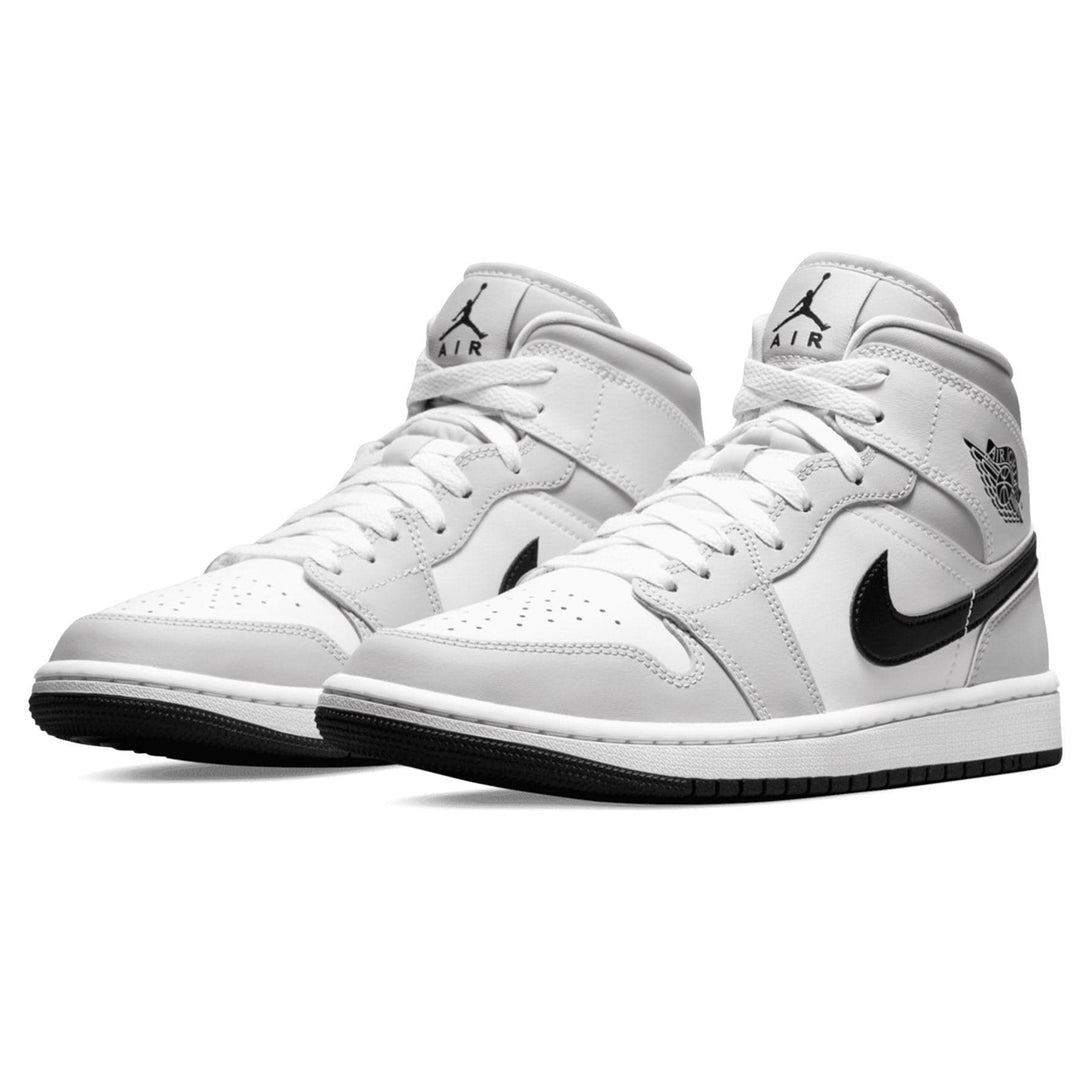 Air Jordan 1 Mid Wmns 'Light Smoke Grey'- Streetwear Fashion - thesclo.com