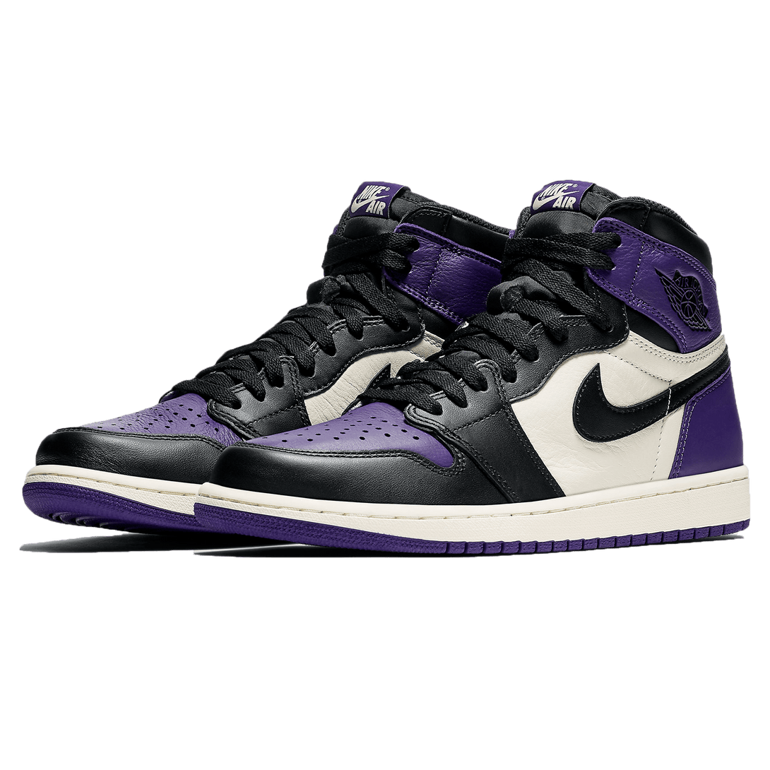 Air Jordan 1 Retro High OG 'Court Purple'- Streetwear Fashion - thesclo.com