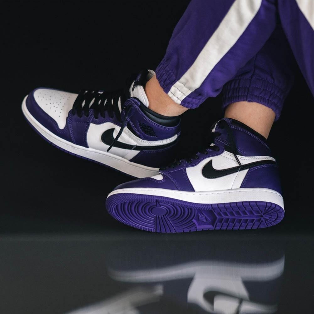 Air Jordan 1 Retro High OG GS 'Court Purple 2.0'- Streetwear Fashion - thesclo.com