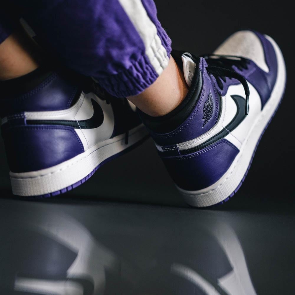 Air Jordan 1 Retro High OG GS 'Court Purple 2.0'- Streetwear Fashion - thesclo.com