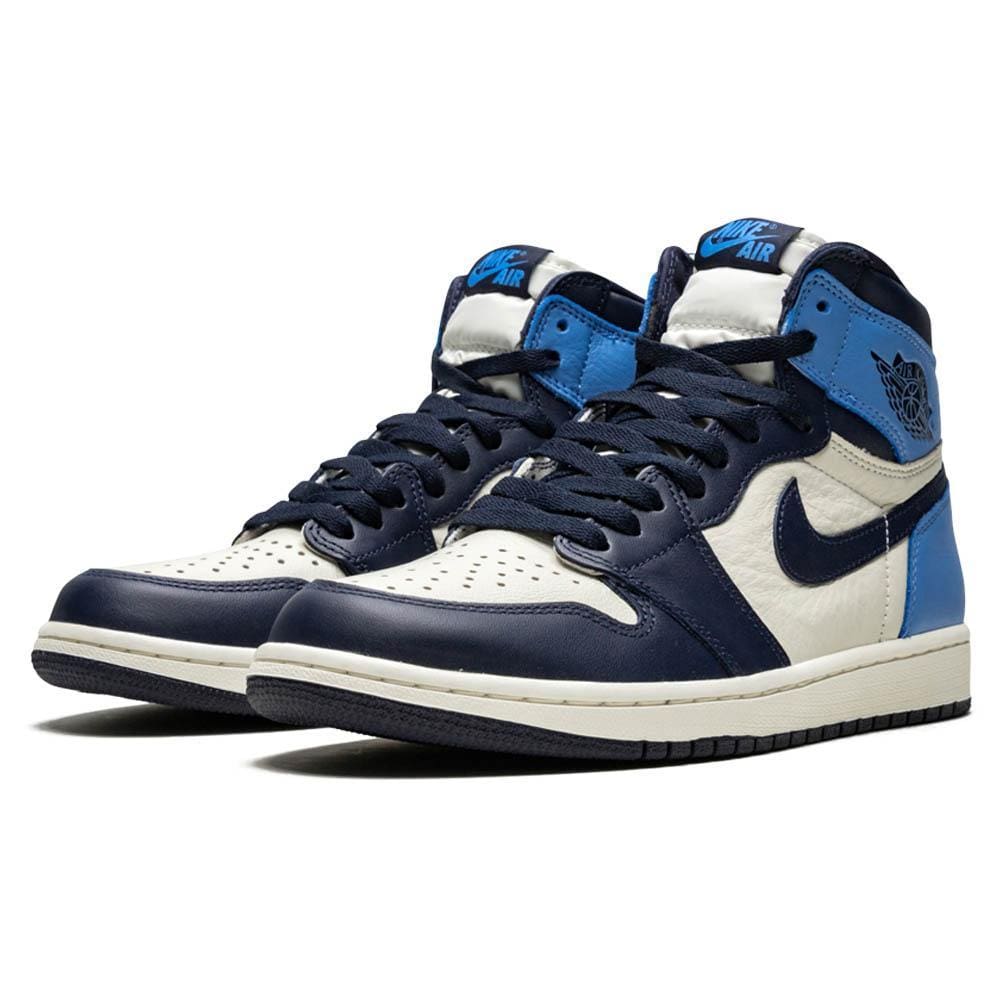 Air Jordan 1 Retro High OG 'Obsidian' UNC- Streetwear Fashion - thesclo.com