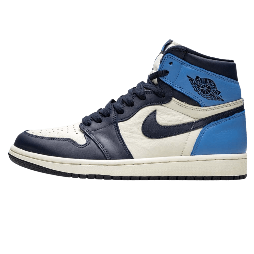 Air Jordan 1 Retro High OG 'Obsidian' UNC- Streetwear Fashion - thesclo.com