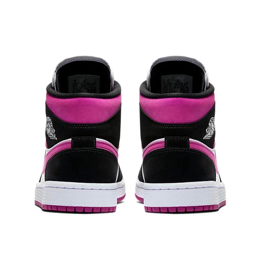 Air Jordan 1 WMNS Mid 'Black Cactus Flower'- Streetwear Fashion - thesclo.com