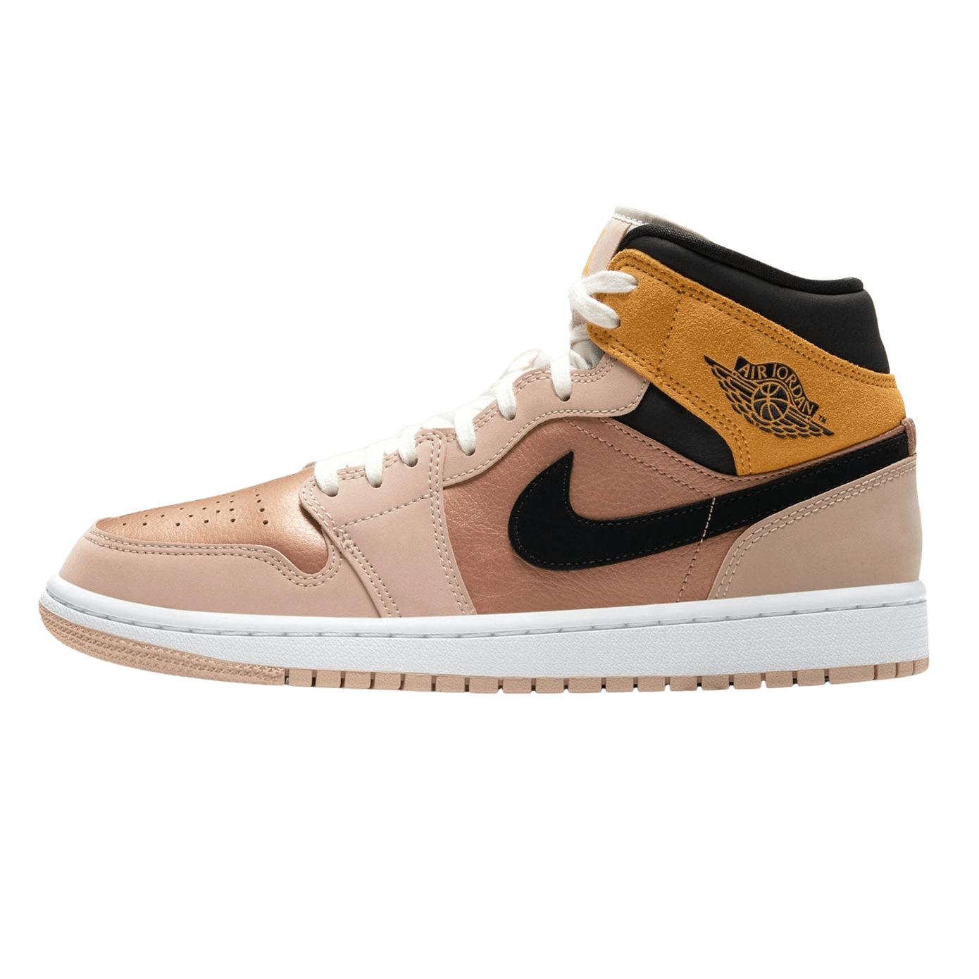 Air Jordan 1 Wmns Mid SE 'Particle Beige'- Streetwear Fashion - thesclo.com