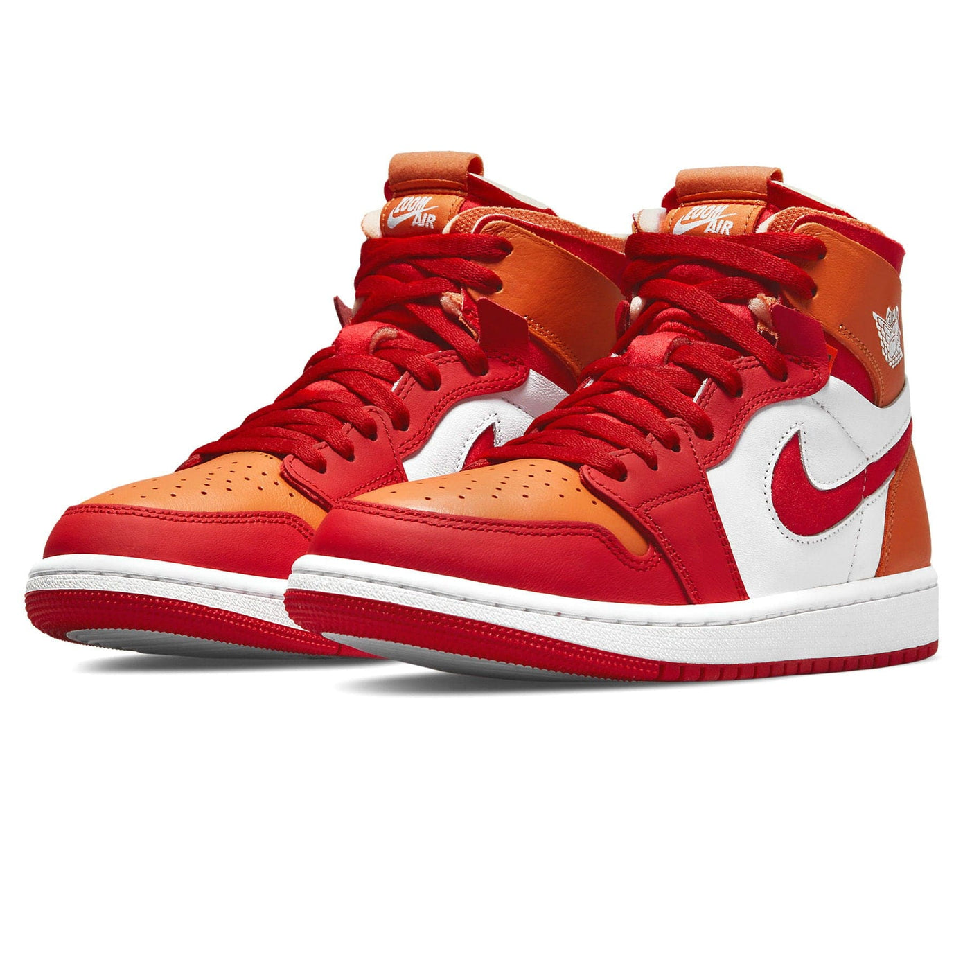 Air Jordan 1 Zoom Air Comfort Wmns 'Fire Red Hot Curry'- Streetwear Fashion - thesclo.com