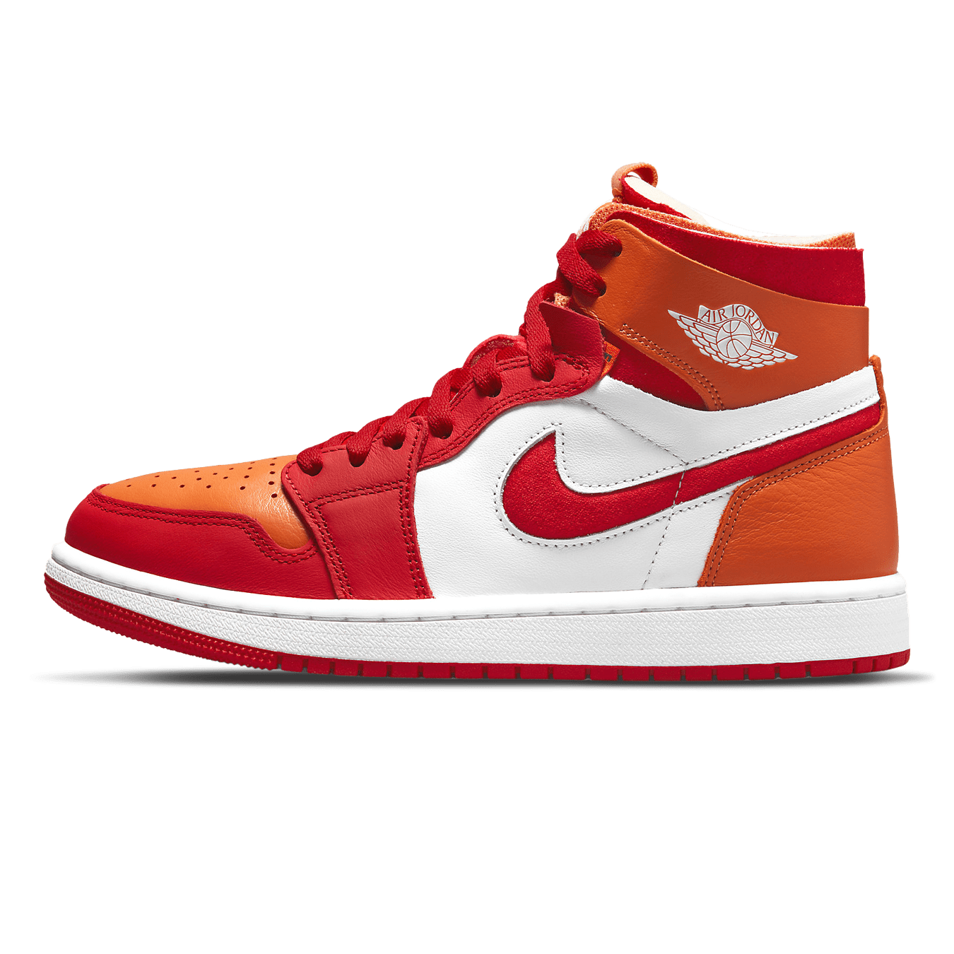 Air Jordan 1 Zoom Air Comfort Wmns 'Fire Red Hot Curry'- Streetwear Fashion - thesclo.com