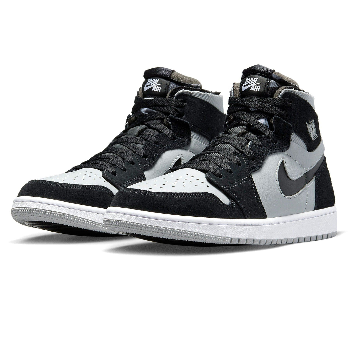 Air Jordan 1 Zoom CMFT 'Black Light Smoke Grey'- Streetwear Fashion - thesclo.com