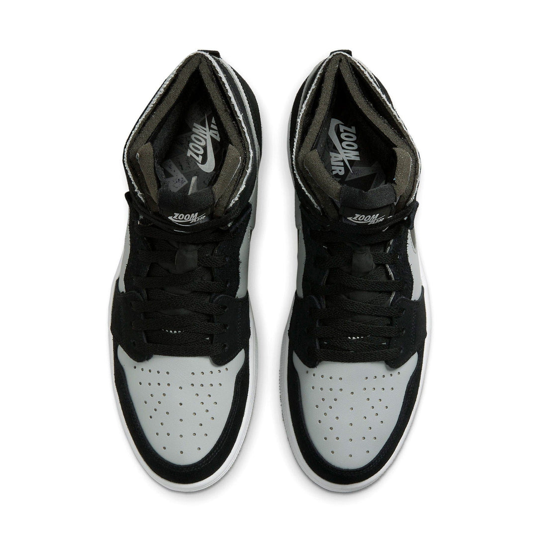 Air Jordan 1 Zoom CMFT 'Black Light Smoke Grey'- Streetwear Fashion - thesclo.com