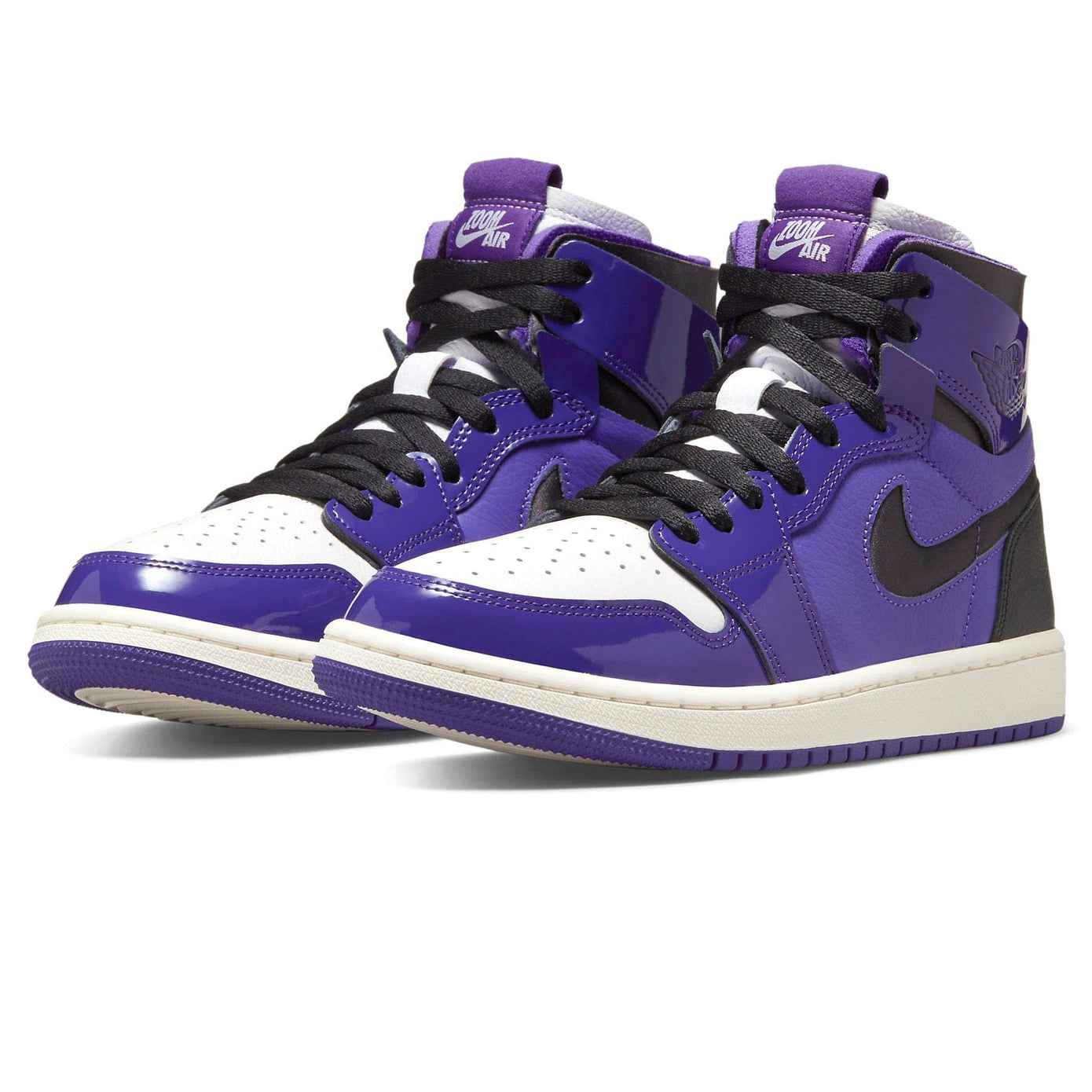 Air Jordan 1 Zoom Comfort Wmns 'Court Purple Patent'- Streetwear Fashion - thesclo.com