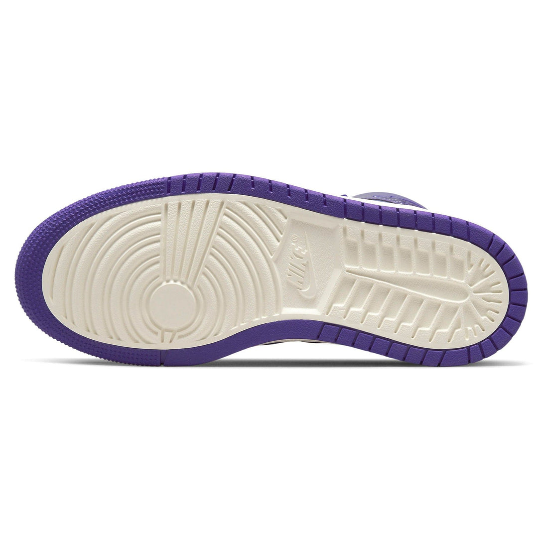 Air Jordan 1 Zoom Comfort Wmns 'Court Purple Patent'- Streetwear Fashion - thesclo.com