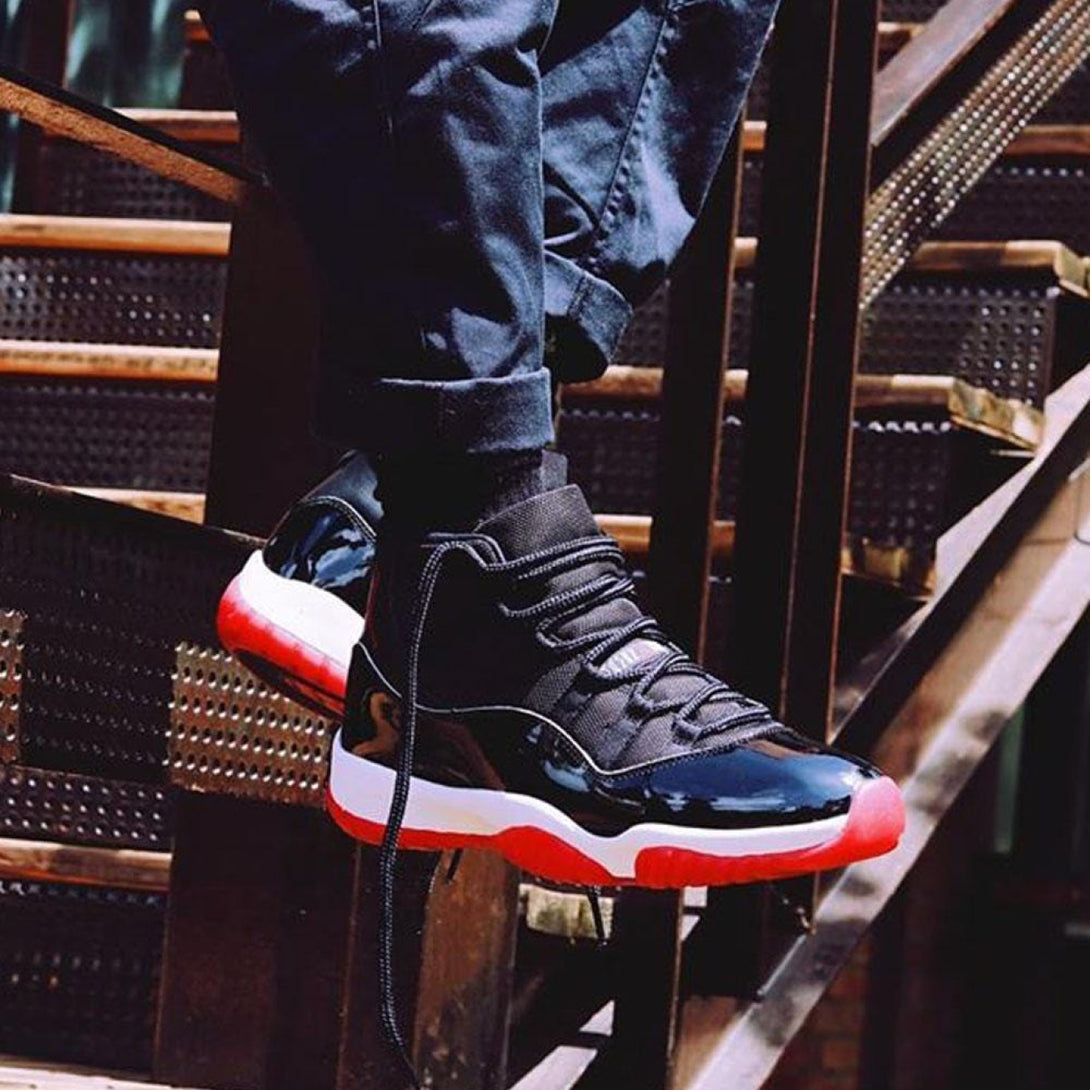 Air Jordan 11 Retro 'Bred' 2019 - Streetwear Fashion - thesclo.com