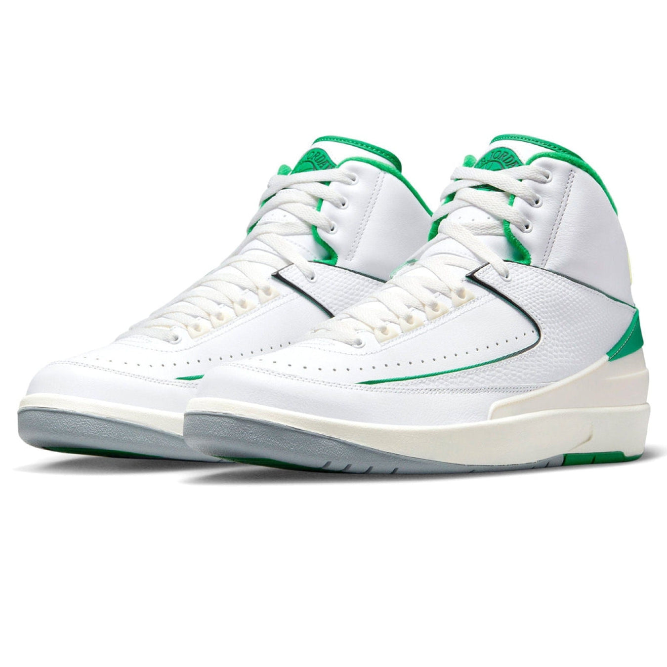 Air Jordan 2 Retro 'Lucky Green' - Streetwear Fashion - thesclo.com