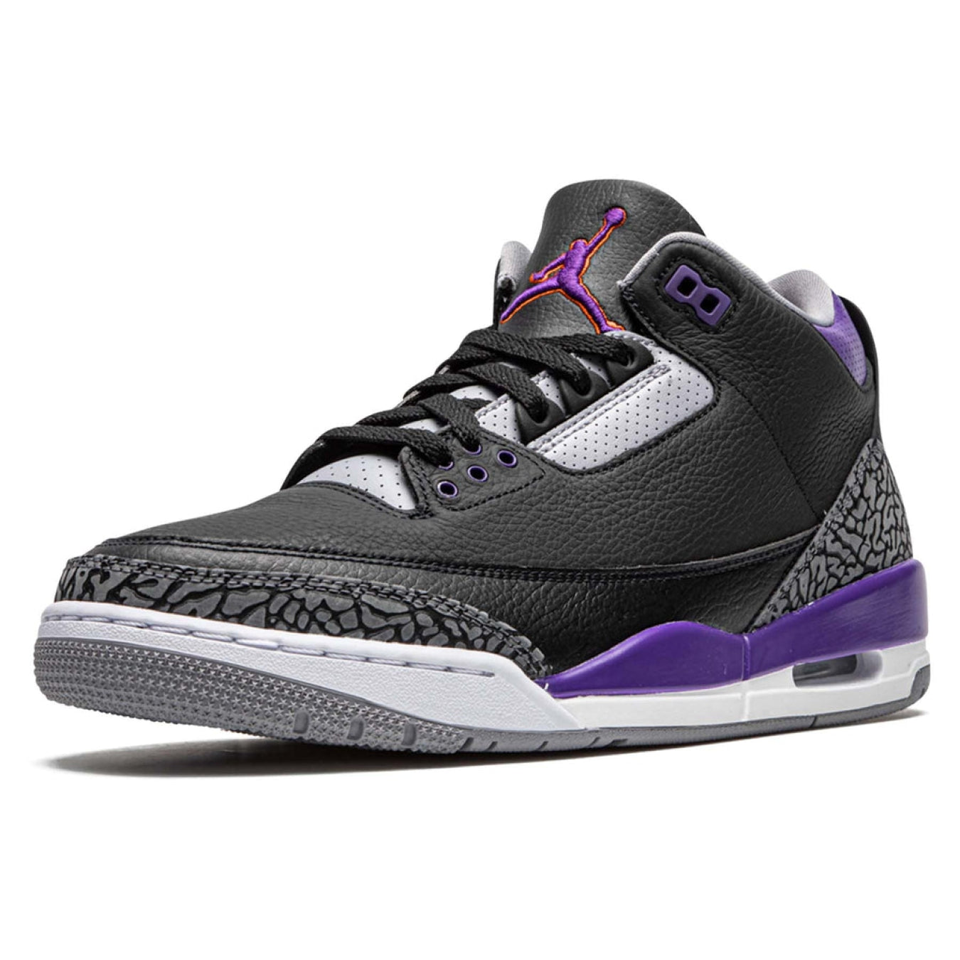 Air Jordan 3 Retro 'Court Purple' - Streetwear Fashion - thesclo.com