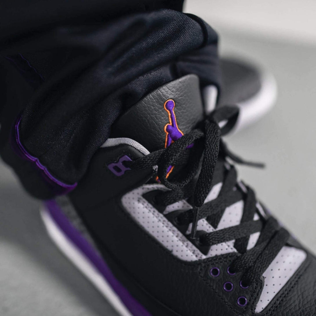 Air Jordan 3 Retro 'Court Purple' - Streetwear Fashion - thesclo.com