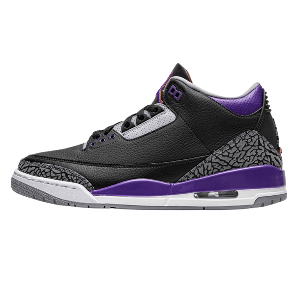 Air Jordan 3 Retro 'Court Purple' - Streetwear Fashion - thesclo.com