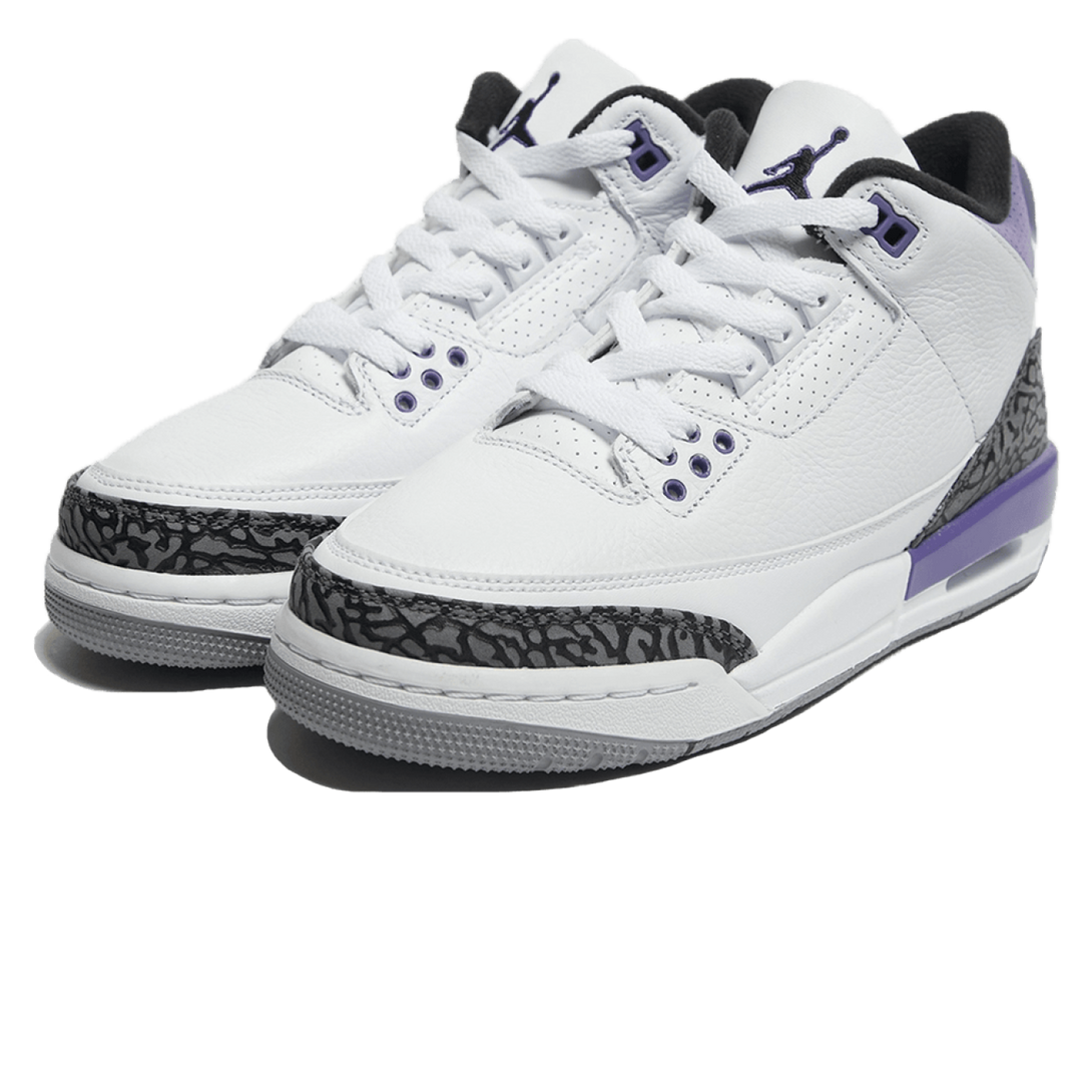 Air Jordan 3 Retro 'Dark Iris' - Streetwear Fashion - thesclo.com