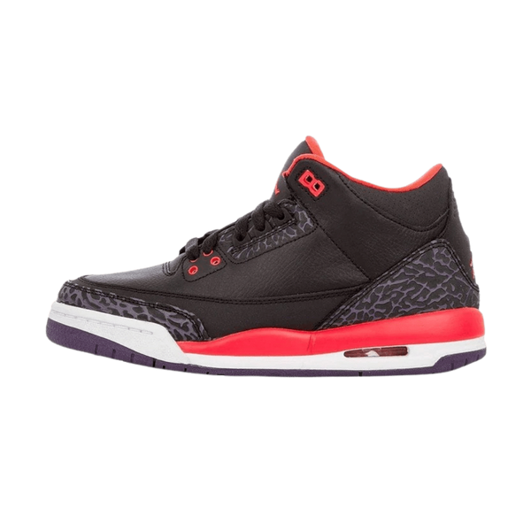 Air Jordan 3 Retro GS 'Crimson' - Streetwear Fashion - thesclo.com