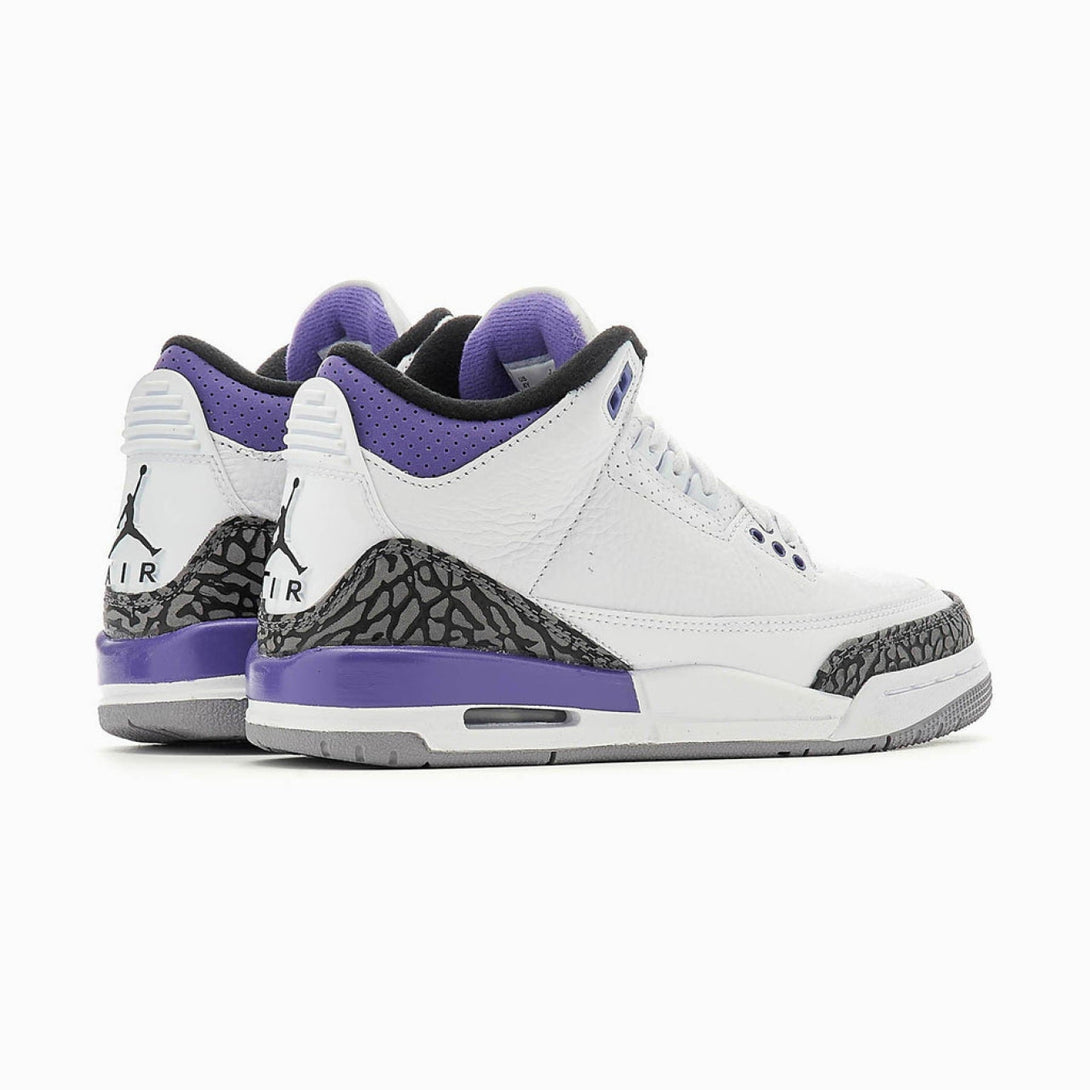 Air Jordan 3 Retro GS 'Dark Iris' - Streetwear Fashion - thesclo.com