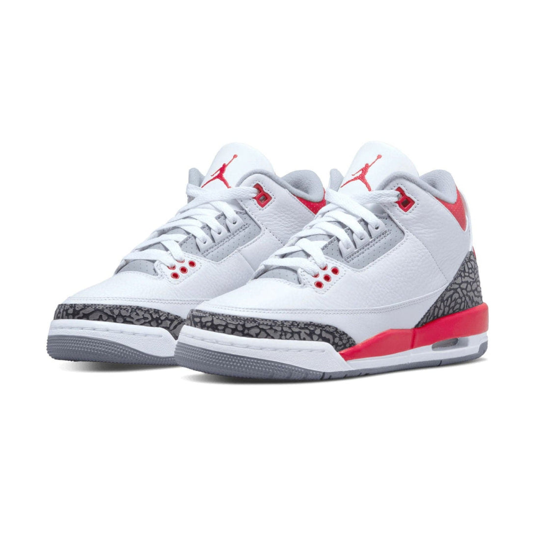 Air Jordan 3 Retro GS 'Fire Red' 2022 - Streetwear Fashion - thesclo.com