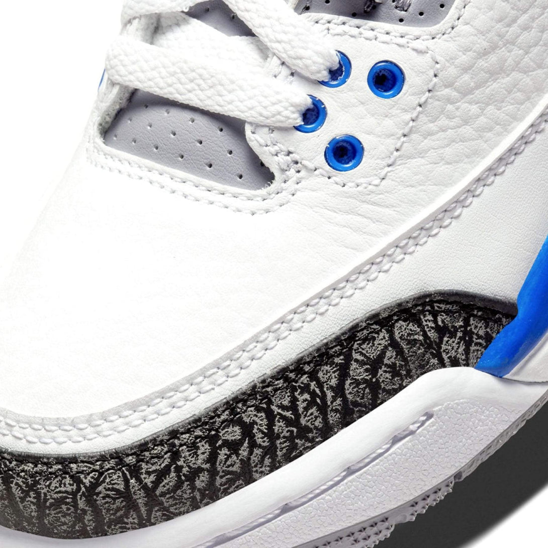 Air Jordan 3 Retro GS 'Racer Blue' - Streetwear Fashion - thesclo.com