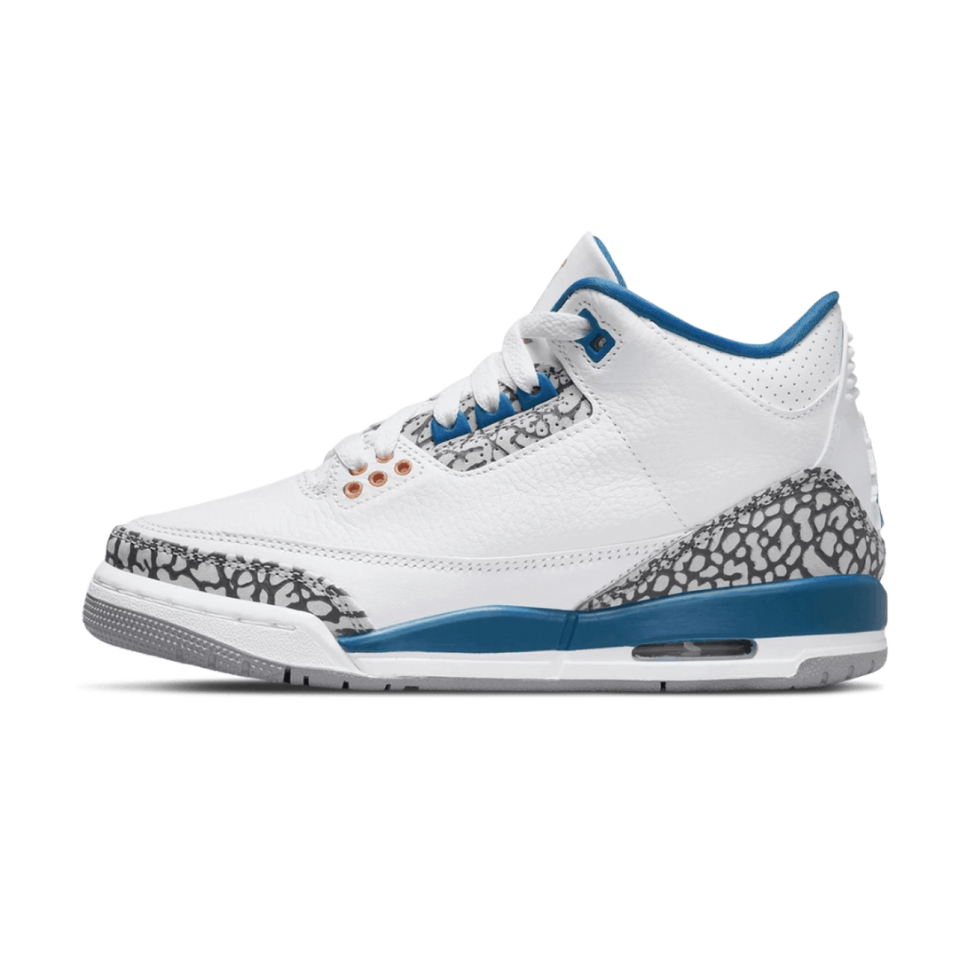 Air Jordan 3 Retro GS 'Washington Wizards' - Streetwear Fashion - thesclo.com